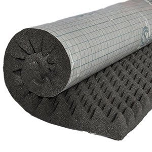 12" x 12" x 3/8" x4 Landsberg Polyurethane Black Foam Sheets Filter Mat Pads 