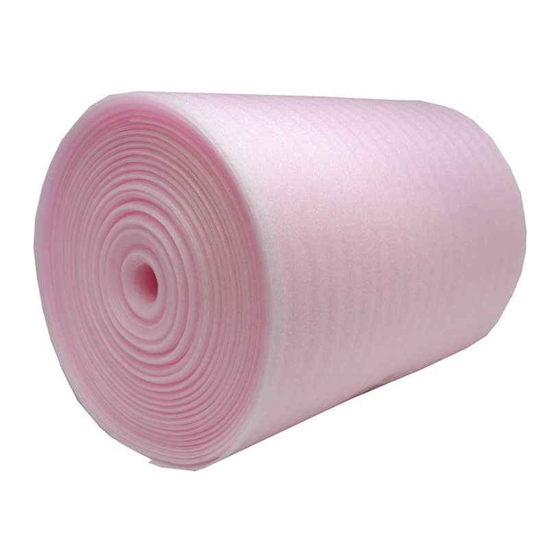 Pink AntiStatic Polyurethane Foam Rolls Advanced Seals And Gaskets