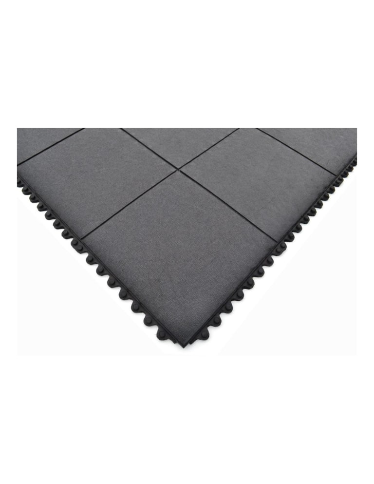 Moulded Solid Rubber Gym Mats Interlocking Tile Advanced Seals and