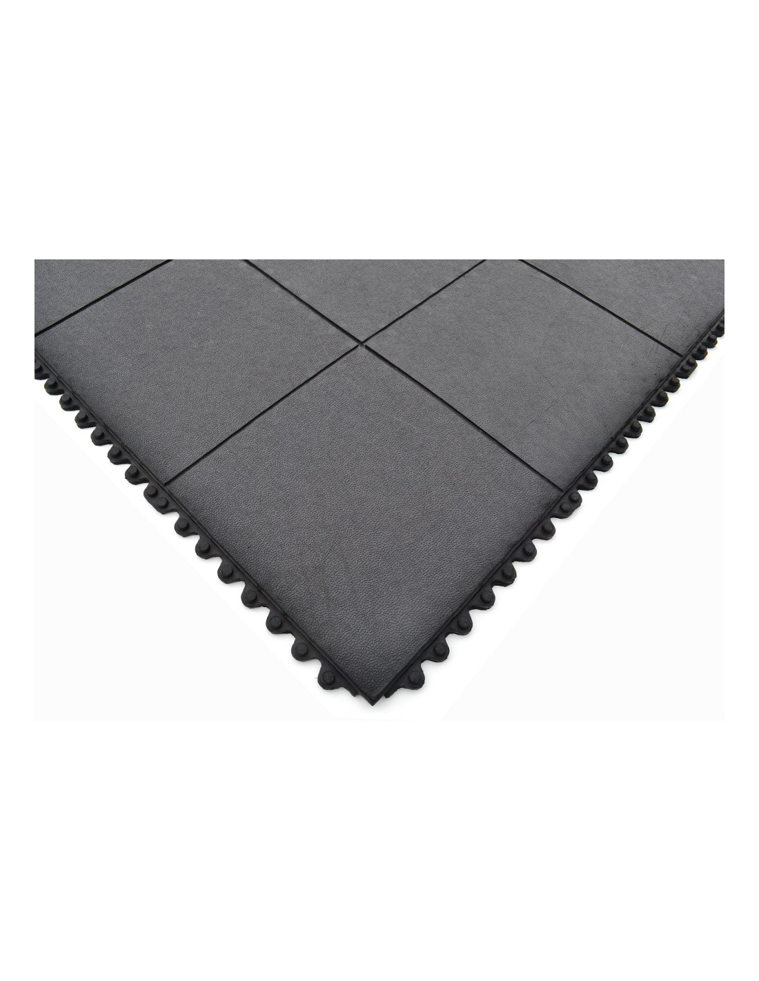 Moulded Solid Rubber Gym Mats Interlocking Tile Advanced Seals and