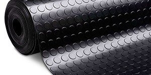 circular studded rubber matting