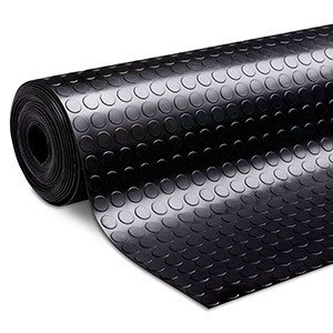 circular studded rubber matting