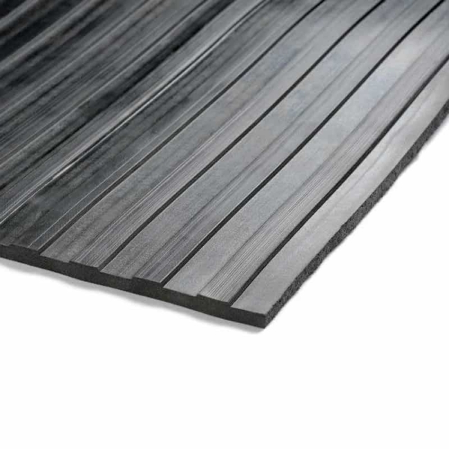 Broad Ribbed Rubber Matting Sheet