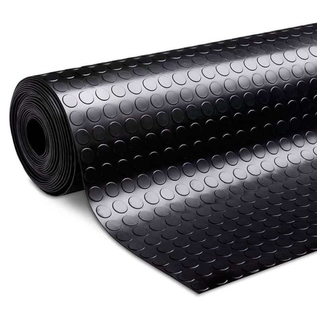 Stud Matting circular pattern rubber matting
