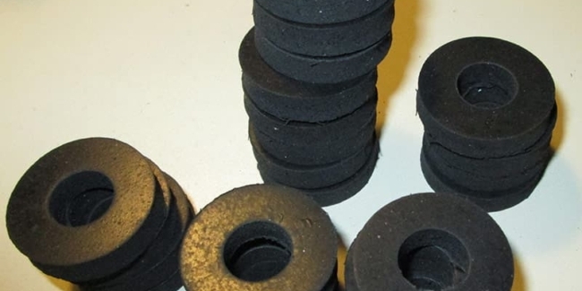 Natural Sponge Rubber Washers