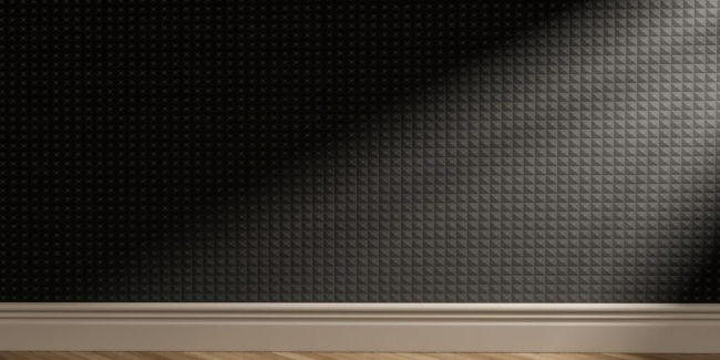 Sun Lit Room With Soundproofing Foam Wall Royalty Free Image 1603990724 
